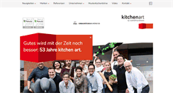 Desktop Screenshot of kitchen-art-muenster.de