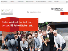 Tablet Screenshot of kitchen-art-muenster.de